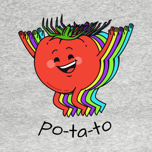 Cute and Funny Saying of Potato and Tomato by Discoverit